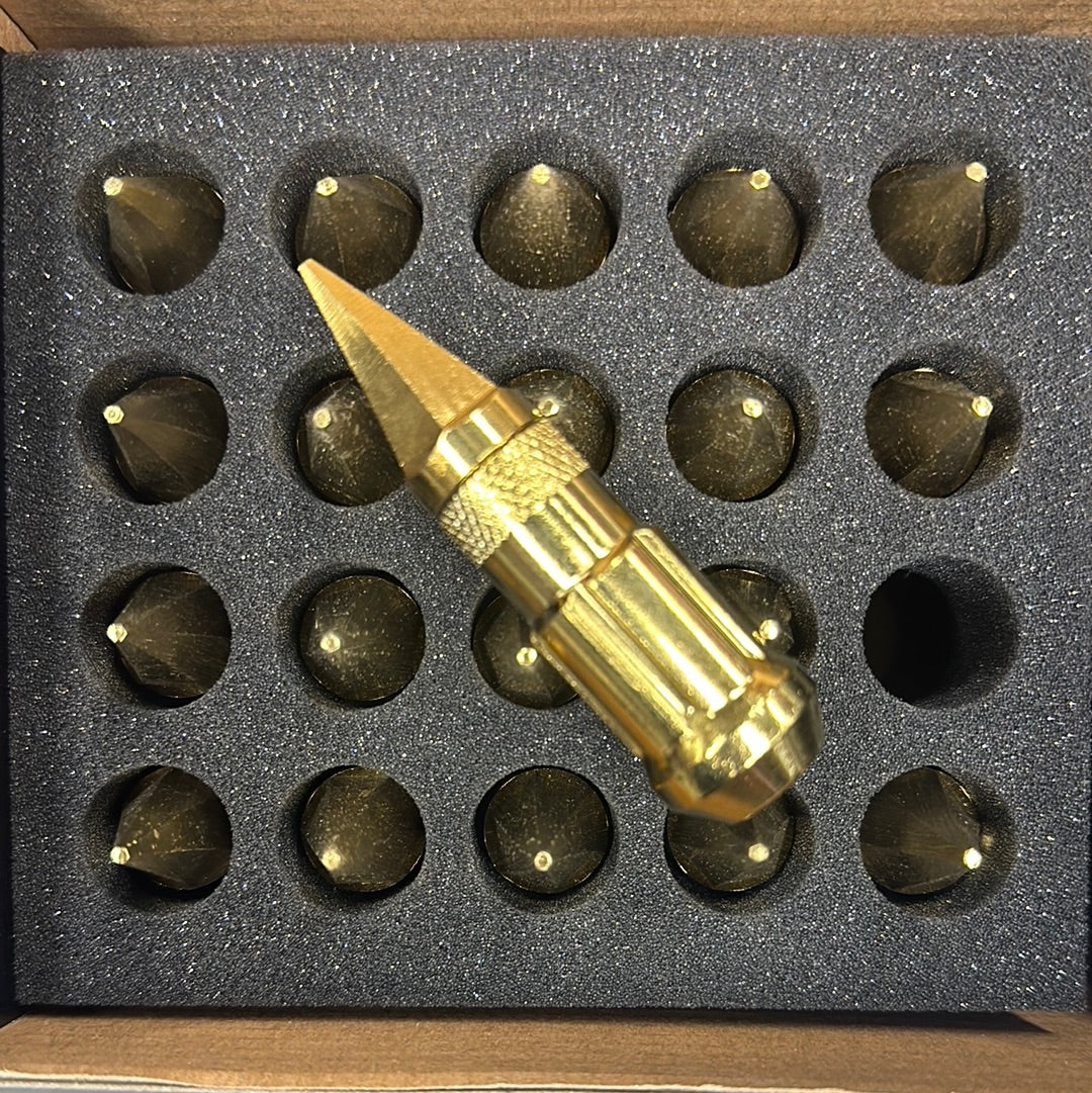 NNR steel lock spike Gold V2 12x1.5 NNR-LN-SDS1215GDV2