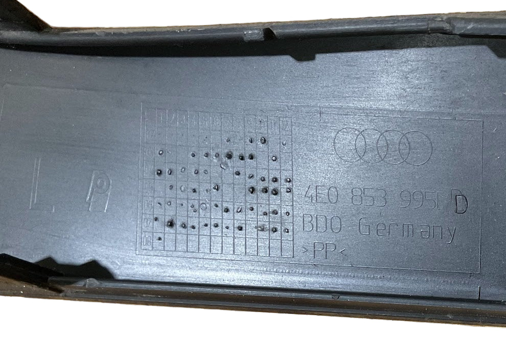 07-10 Audi S8 Door Sill Scuff Plate Pannel Trim Set OEM USED SET