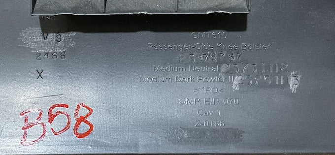 2003-2024 Chevrolet Express & GMC Savana Passenger Right Knee Bolster USED OEM P#25876757