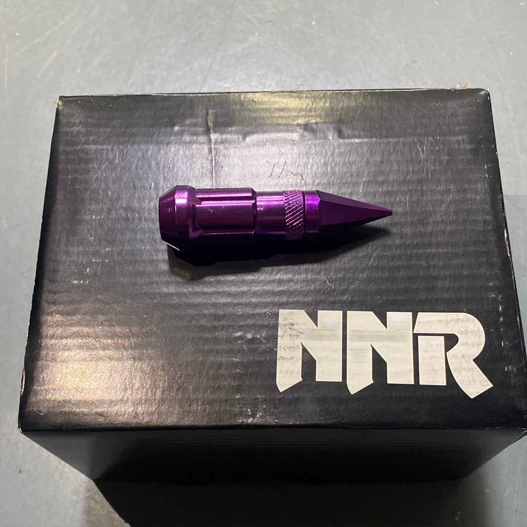 NNR Steel Spike Purple Lug Nuts