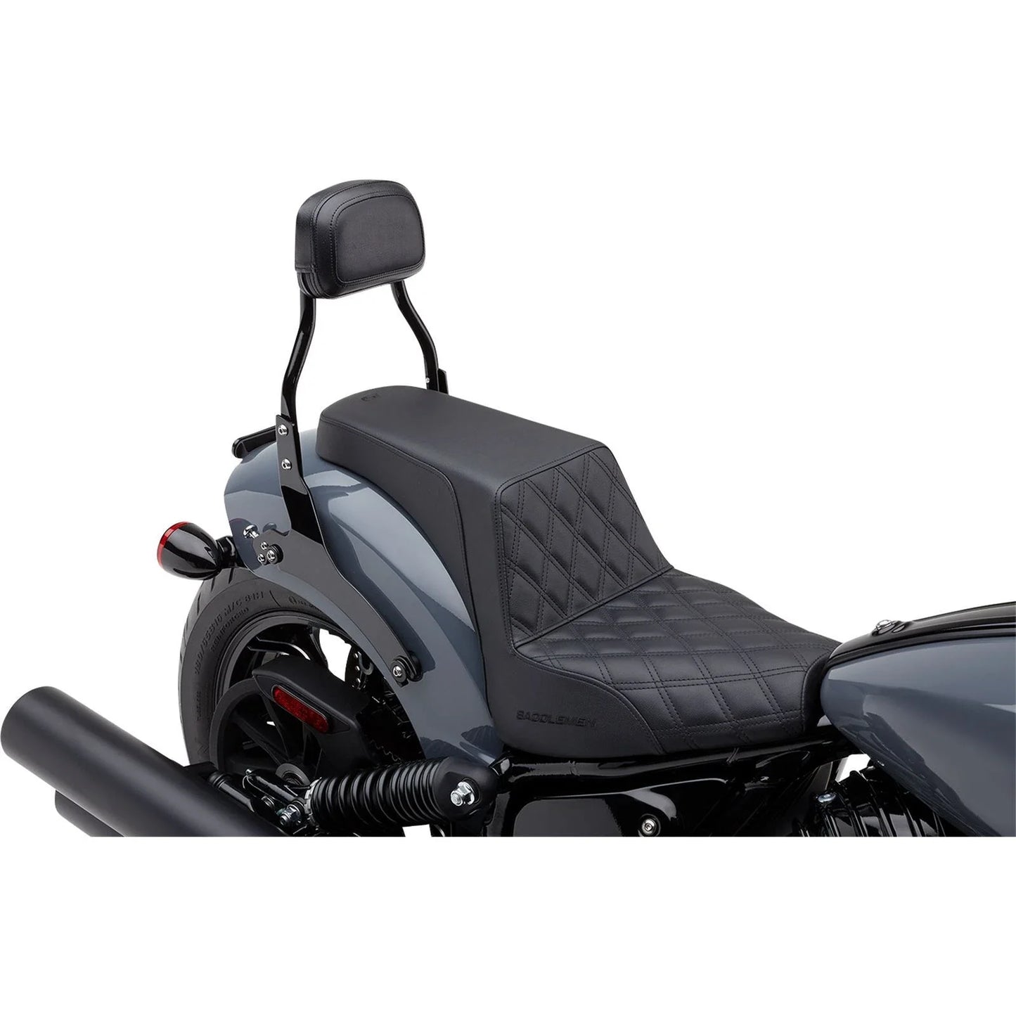 Cobra Mini Detachable Backrest Kit - 502-2012 for 2022-2024 Indian Chief 111 and 2022-2025 Indian Chief 111 ABS Motorcycles