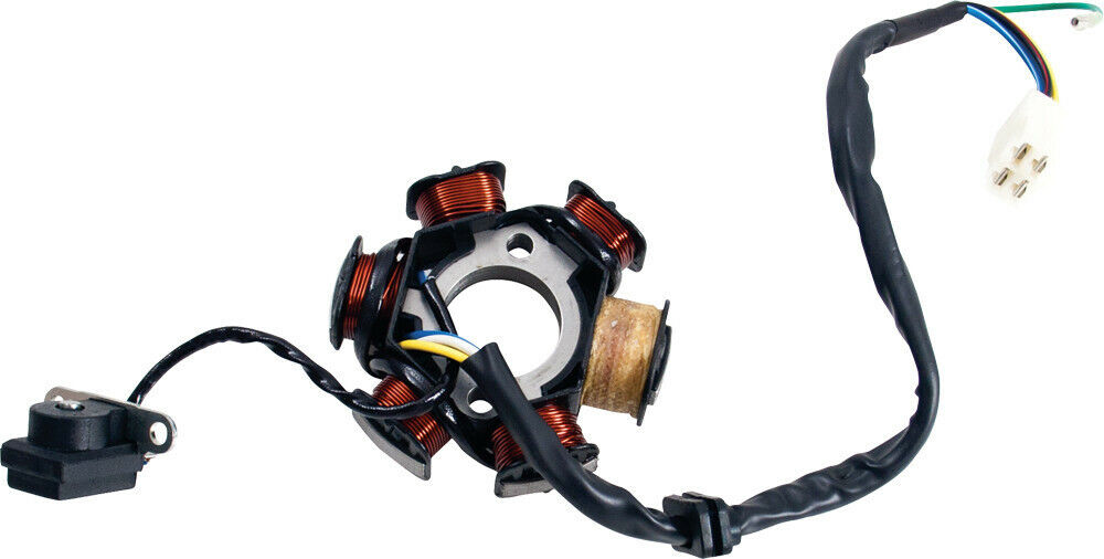 08-0203 Mogo Parts 4-Stroke 6-Coil Magneto/Stator 50/90/110/125Cc Electric Start