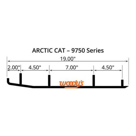Extender Trail III Arctic Cat EAT3-9750-1 Woody's Carbides