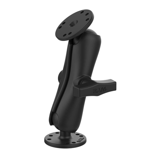 RAM® Double Ball Mount with Two Round Plates - C Size Medium RAM-101U