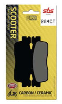 SBS 204CT Rear Carbon Scooter Brake Pads