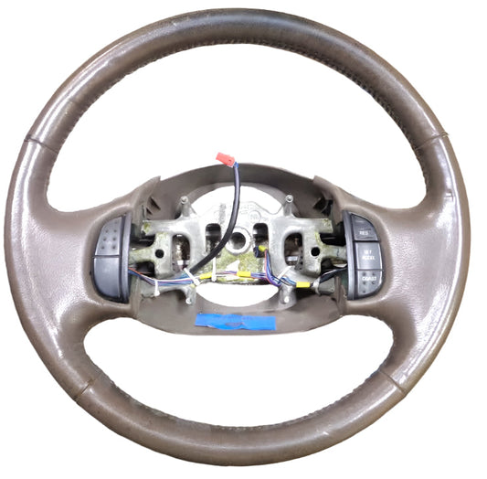 99-07 Ford Excursion F250 F350 Superduty Leather Wrapped Steering Wheel