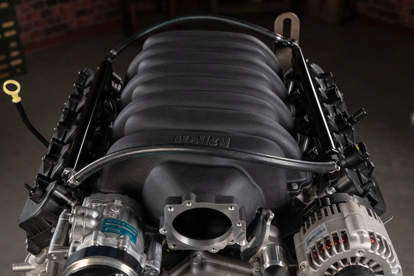 Holley Godzilla Low Profile Intake Manifold - Black