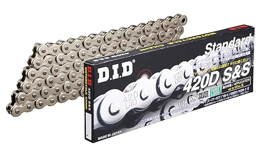 D.I.D 420D-124RB S&S Motorcycle Chain with Clip Joint