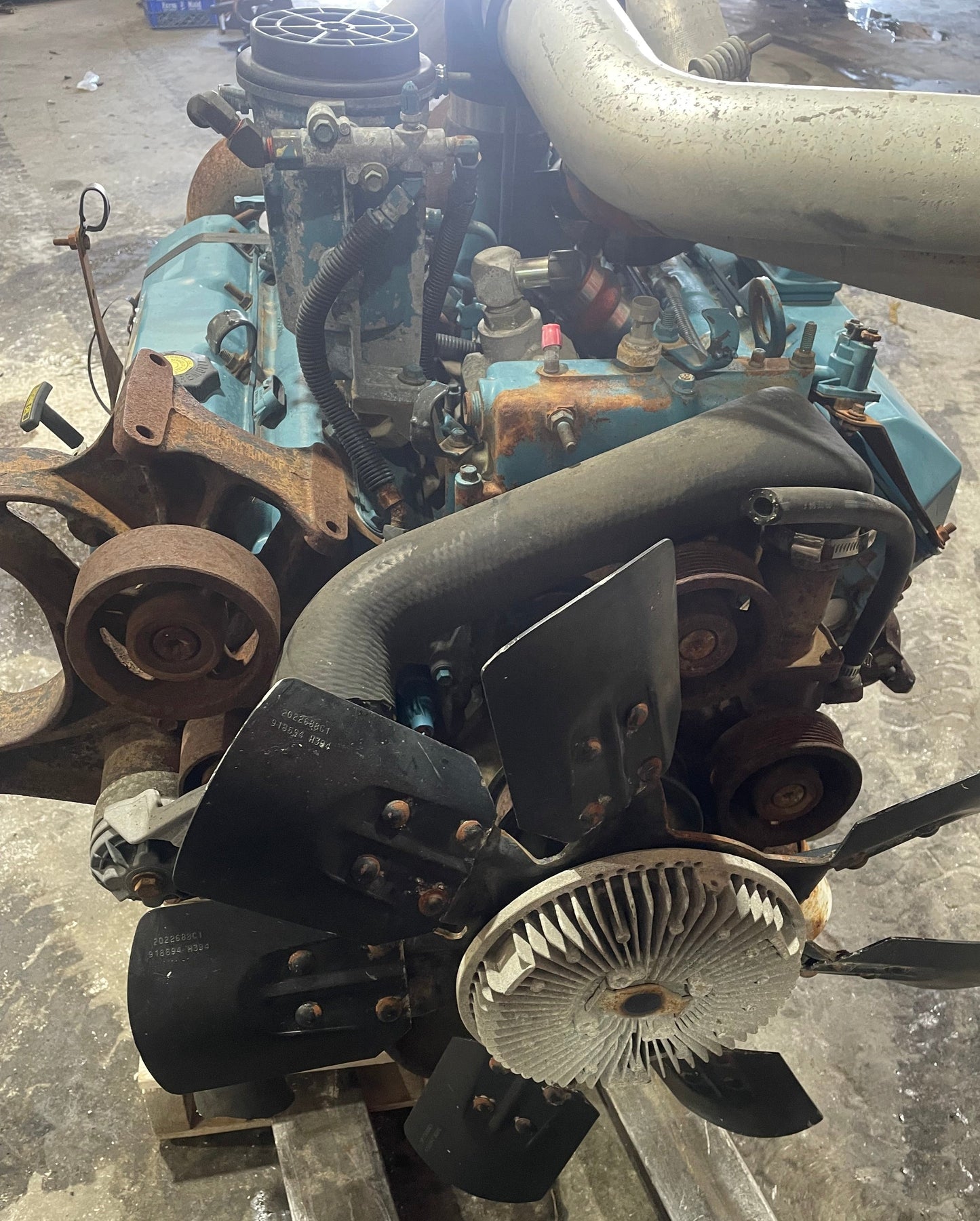 T444E 7.3 NAVISTAR ENGINE ASSEMBLY WITH ALLISON AT545 TRANSMISSION