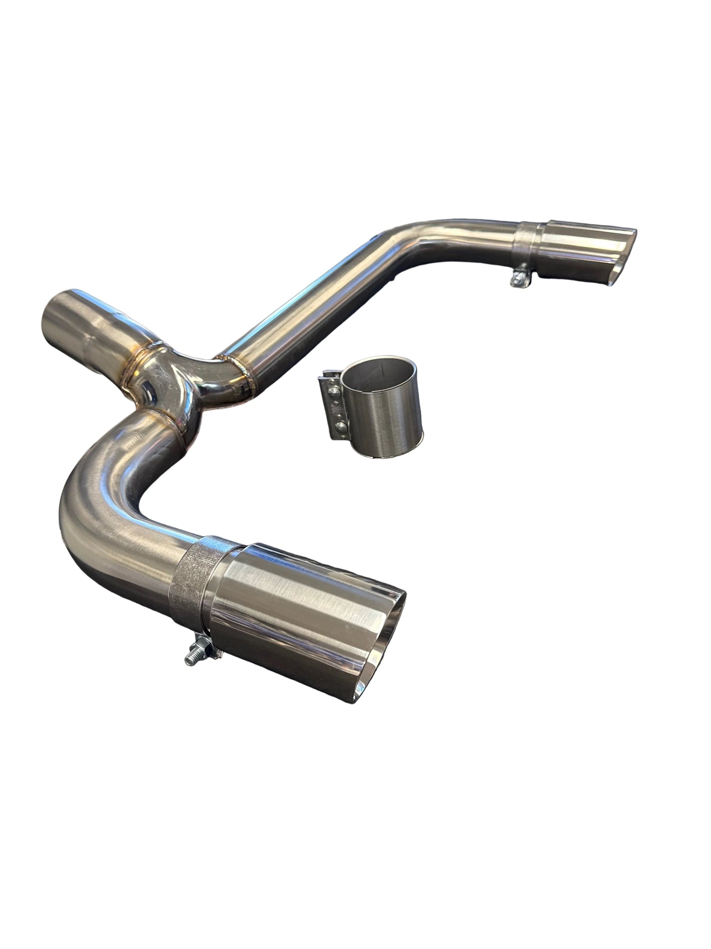 SPDZ1 Polished Tip Axle Back Muffler Exhaust for BMW F30 F32 335i 435i 2012-2016