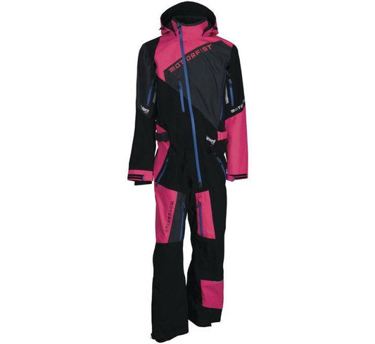 Motorfist Blitz II Suit - MF20A-M12-XLSH - Black/Pink - XL Short