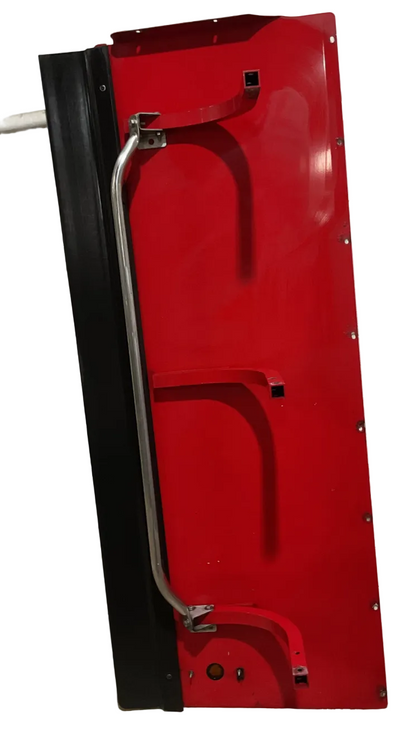 2003-2023 FreightLiner Coronado Glider Left Driver Exterior Lower Fairing Red W/Light & Handle
