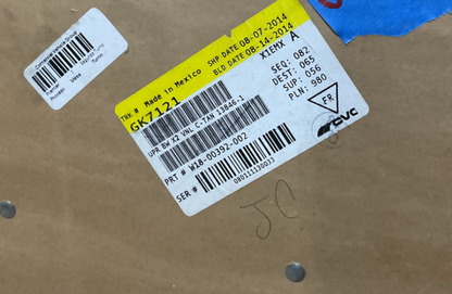 2003-2023 Freightliner Coronado Vinyl Back Sleeper Wall Trim/Panel Brown USED OEM P# W18-0392-002