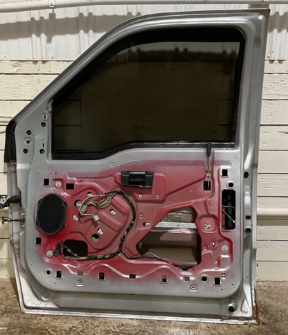 2011-2016 Ford F-250-F-550 Super Duty Passenger Front Door Color: UX(Ingot Silver Metallic) USED OEM