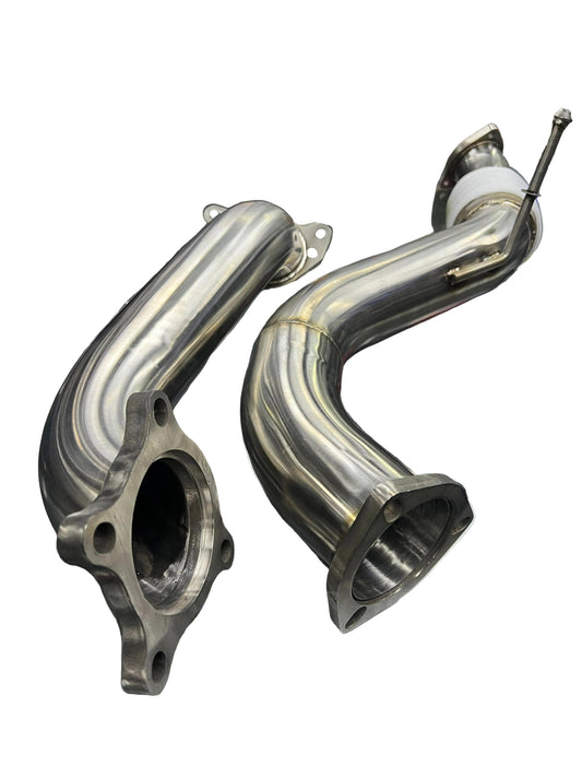 SPDZ1 2.5″ Catless Downpipe+Front Pipe For Honda Civic 1.5t Turbo EX LX SI 2016-2022