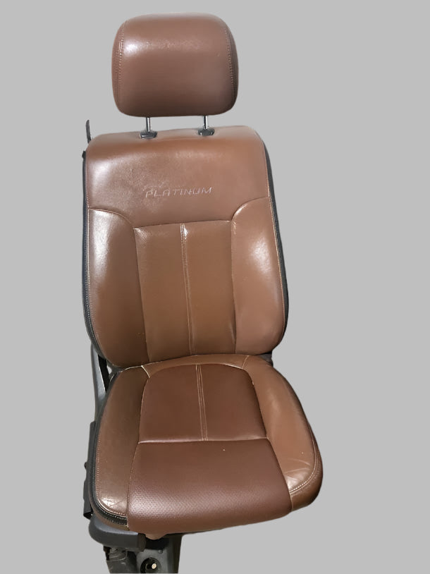 2014 F250 F350  platinum leather PECAN Brown Heated front and rear Seats