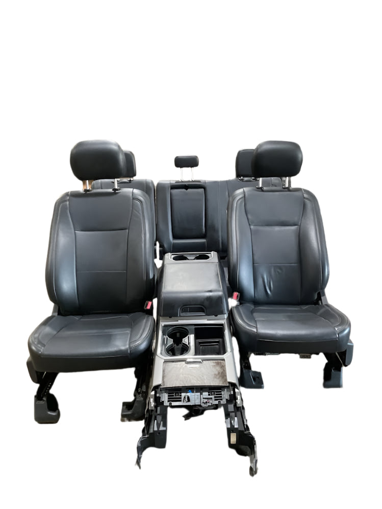 17-2022 FORD F250,F350,F450,F550 CREW CAB LARIAT LEATHER SEATS WITHOUT CONSOLE