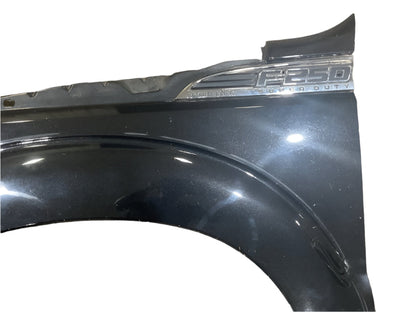11-2016 FORD F250 F350 F450 F550 LEFT FENDER COLOR CODE UH TUXEDO BLACK OEM