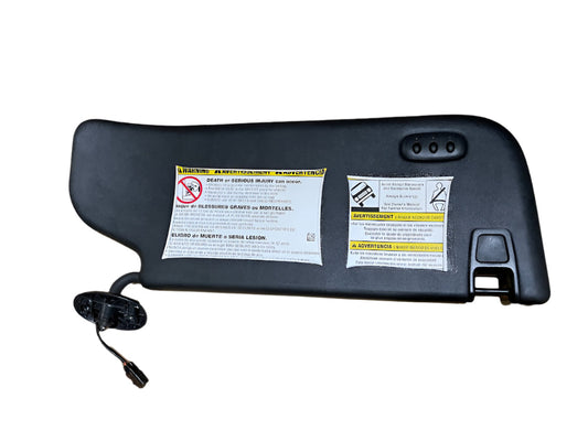 2011-2016 FORD F250-F550 SUPER DUTY PLATINUM BLACK DRIVER SIDE SUN VISOR