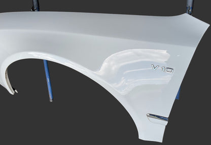 07-10 AUDI S8 A8 Front Left Fender Panel OEM Ibis White