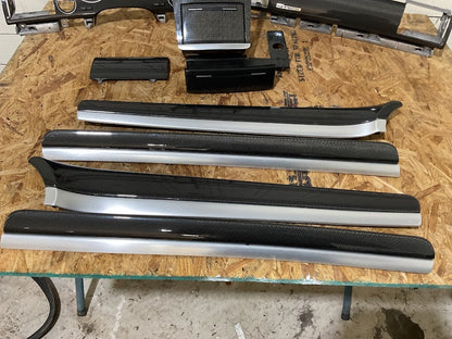 2007-2010 AUDI A8/S8 OEM CARBON FIBER TRIM COMPLETE