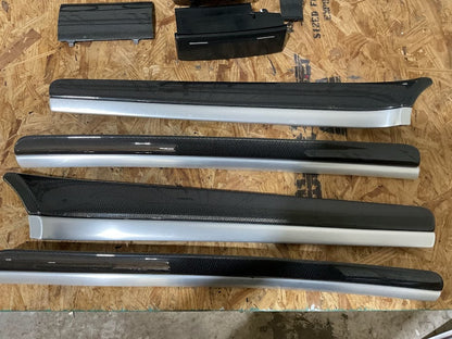 2007-2010 AUDI A8/S8 OEM CARBON FIBER TRIM COMPLETE