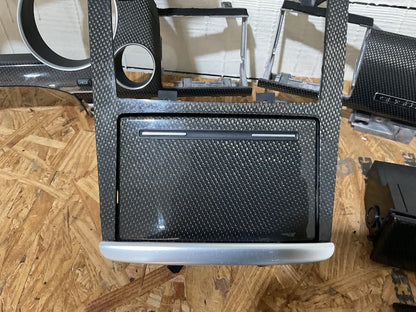 2007-2010 AUDI A8/S8 OEM CARBON FIBER TRIM COMPLETE