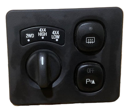 Ford Excursion 4X4 4WD Switch Panel Park Sensor and Defrost USED OEM