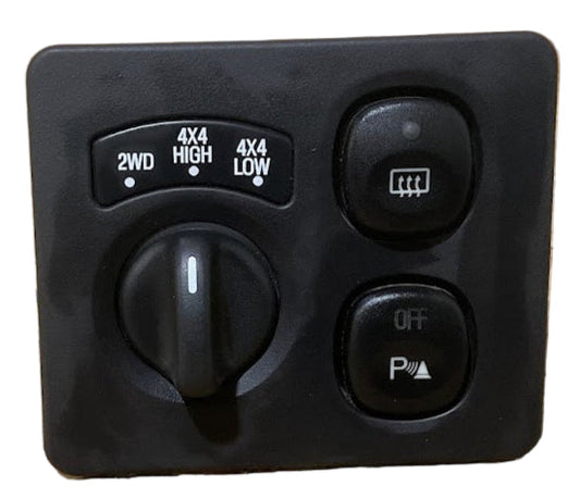 Ford Excursion 4X4 4WD Switch Panel Park Sensor and Defrost USED OEM