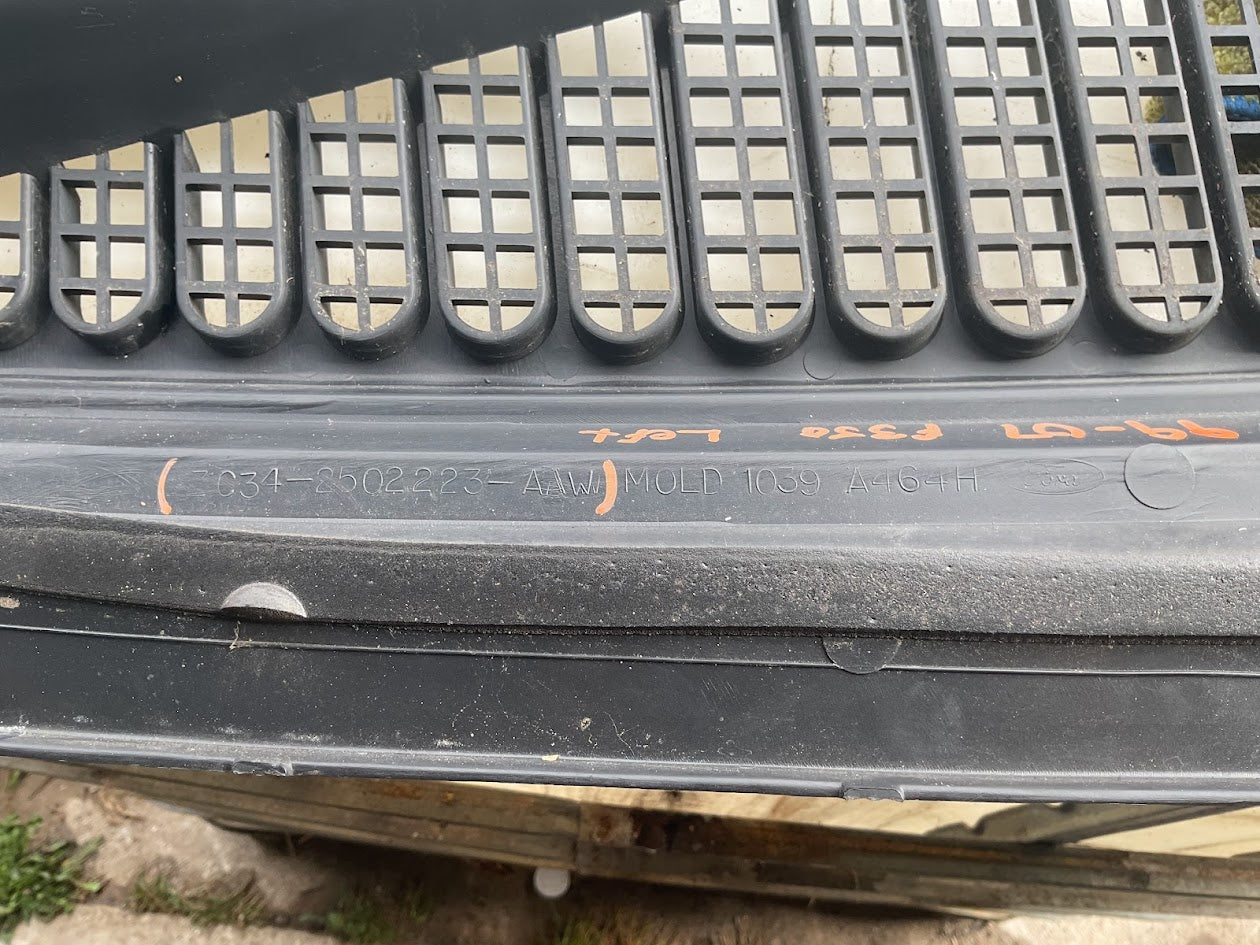 1999-2007 Ford F-350 Super Duty Driver Left Cowl Panel USED OEM P#7C34-2502223-AAW