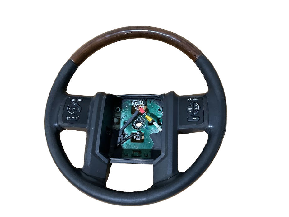 2014-2016 FORD F250 F350 F450 PLATINUM STEERING WHEEL USED OEM