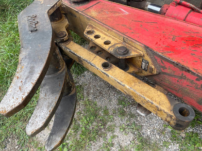 Link-Belt 3400 Excavator Boom w/ Mechanical Thumb – Complete Lower Assembly