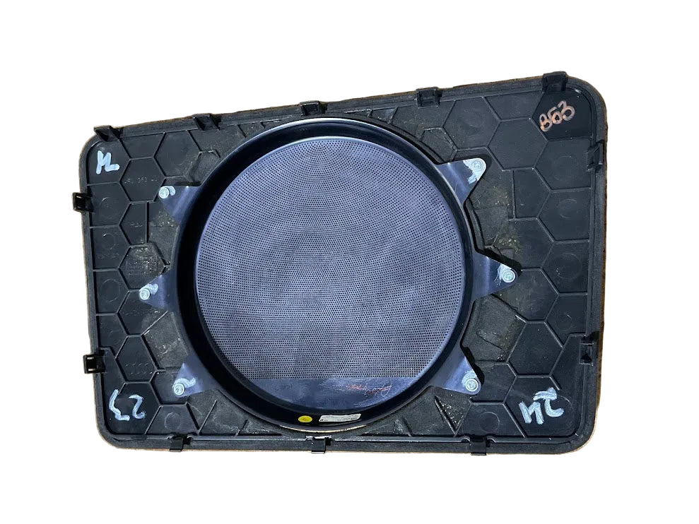 2007-2010 AUDI D3  A8 S8 Rear BANG & OLUFSEN Subwoofer Cover Trim P#4E0868401
