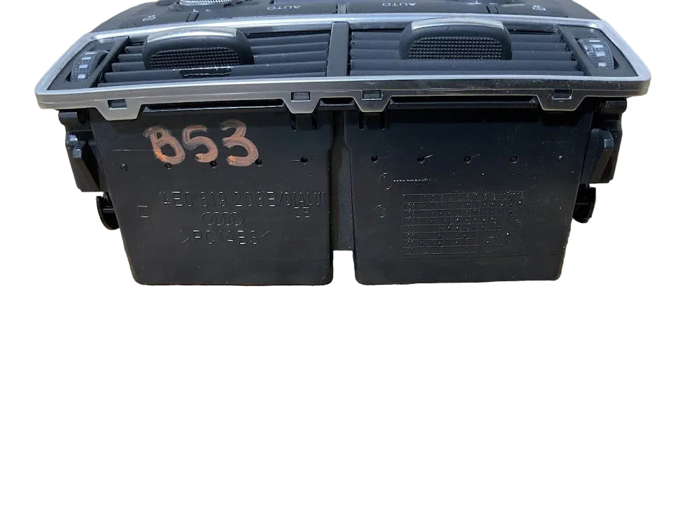 2004-2010 Audi A8 S8 Rear AC Climate Temperature Control Unit P#4E0 819 203B/D(ALU)