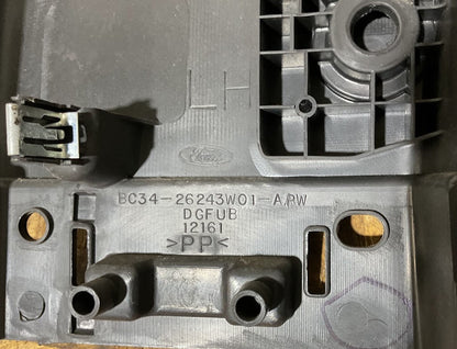2011-2016 Ford F-250/F-550 Rear Grab Handle B-Pillar Trim LH Left Driver USED OEM P# BC34-26243W01-ABW