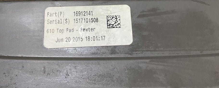 2008-2023 Chevrolet Express & GMC Savana Van Upper Trim Top Pad Dash Panel P# 25861847