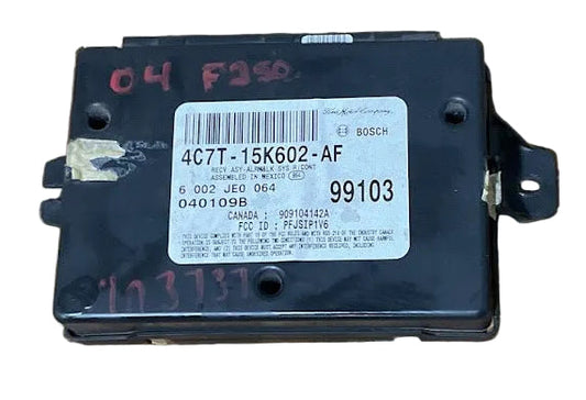 2003-2007 Ford F-250/F-350 Multifunction Anti Theft Keyless Module USED OEM P#4C7T-15K602-AF