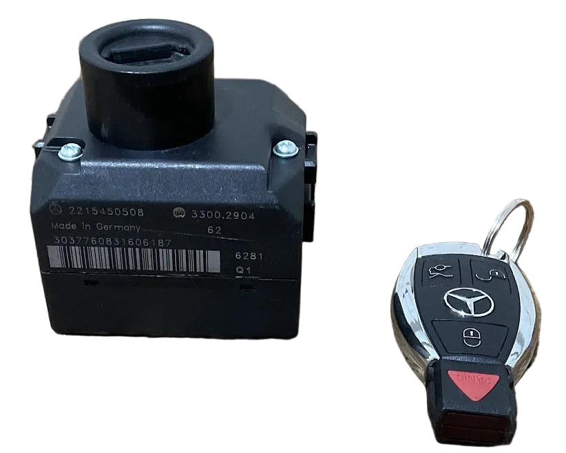 2007-2010 Mercedes S550 Ignition Switch W/ Key USED OEM P# 2215450508