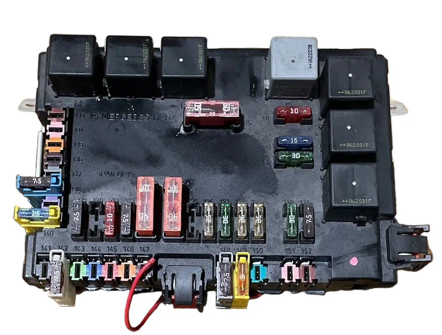 2007-2009 Mercedes S550 Rear Trunk Fuse Box USED OEM  W/ Keyless Entry Sensor Module P# A221 540 30 50