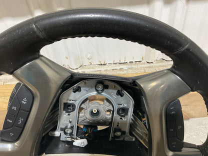 GM Ebony Steering Wheel (25849482) Leather w/ Cruise | Express / Savana 2008–2020 | OEM Used