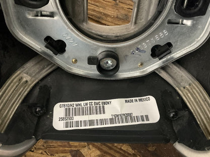 GM Ebony Steering Wheel (25849482) Leather w/ Cruise | Express / Savana 2008–2020 | OEM Used