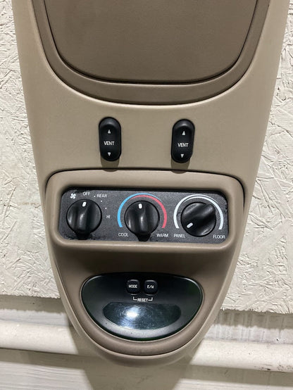 2005 Ford Excursion Overhead Console OEM w/ Compass Display & Driver Info Center – Map Lights Work