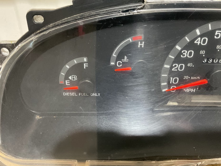 2000 to 2003 Ford E350 E450 Diesel Speedometer Cluster 3C24-10949-CA