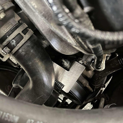Coyote Swap Lower Radiator Hose Deflector Bracket -