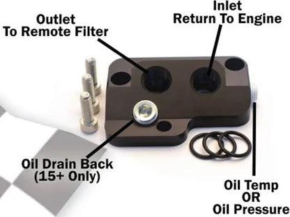 Coyote Oil Filter Relocation Kit for GEN 1/2/3 5.0L