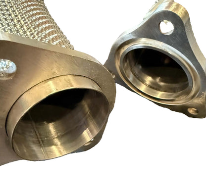 SPDZ1 2020+ C8 Chevrolet Corvette High Flow Downpipes With Heat Shields 3" 6.2L LT2