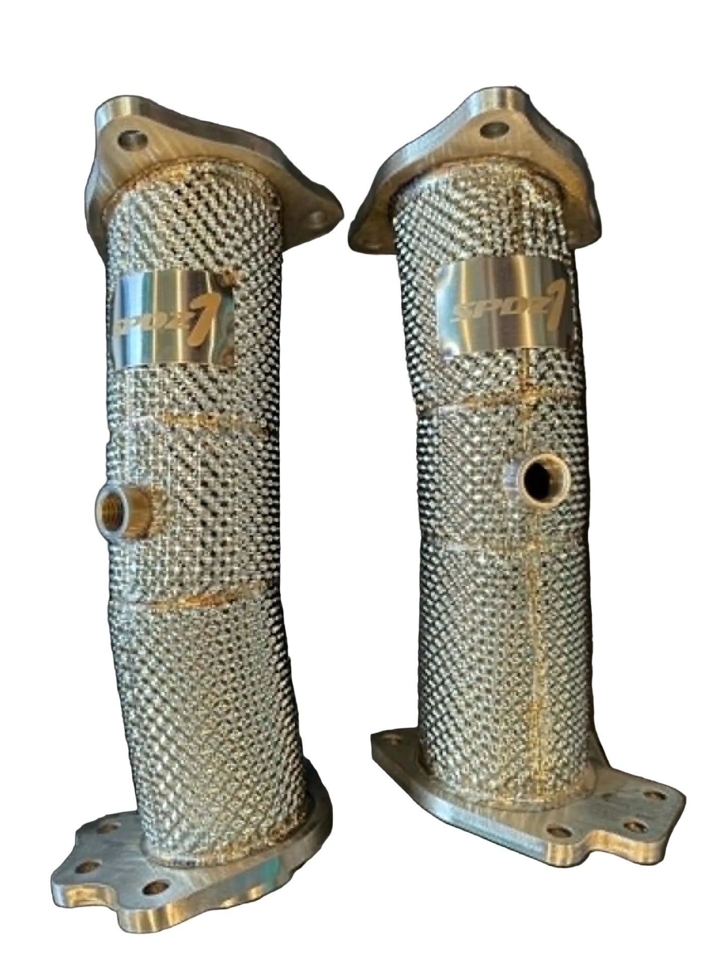SPDZ1 2020+ C8 Chevrolet Corvette High Flow Downpipes With Heat Shields 3" 6.2L LT2