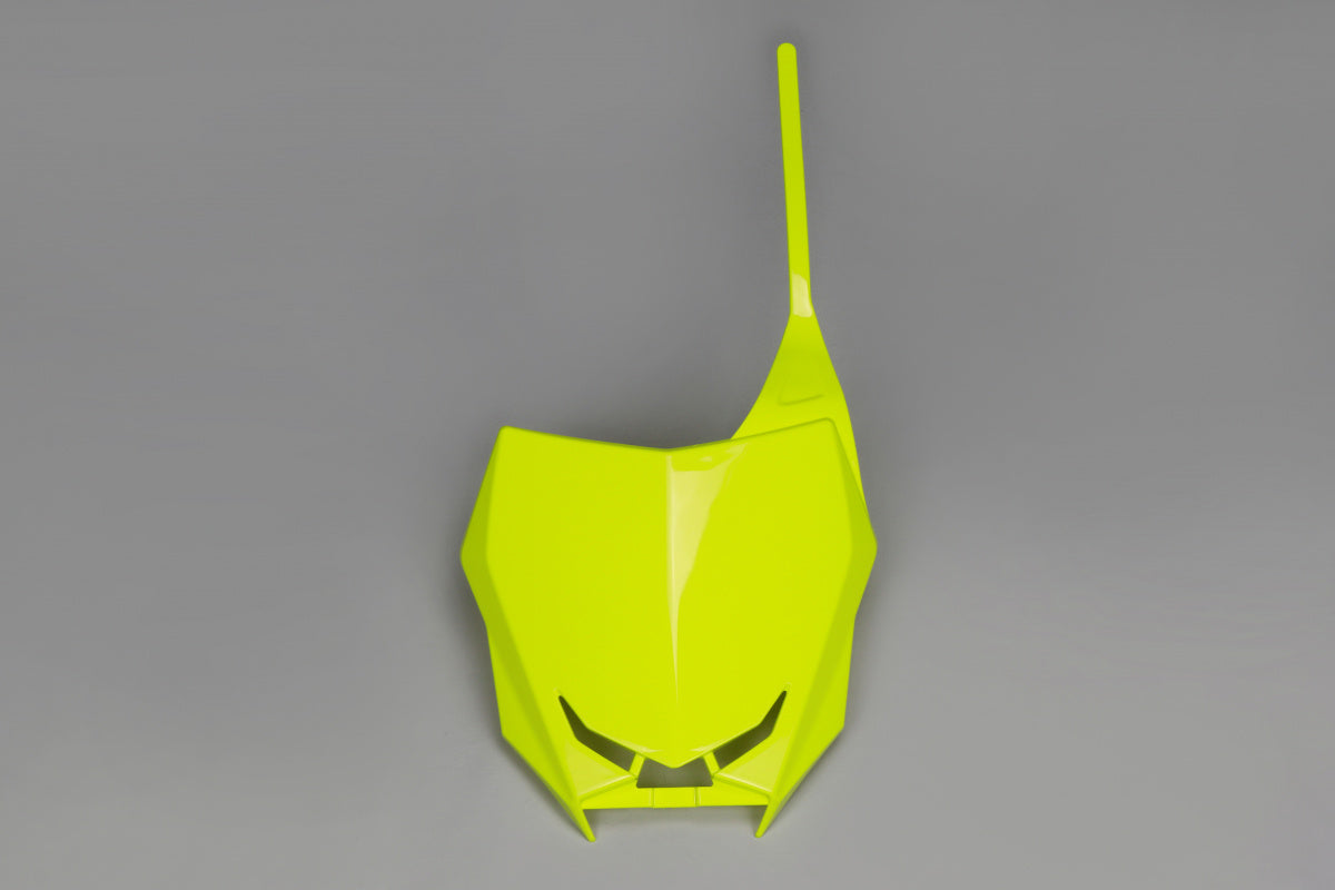 Front Number Plate neon yellow for Suzuki RMZ 250 (2019-25) - RMZ 450 (2018-25)