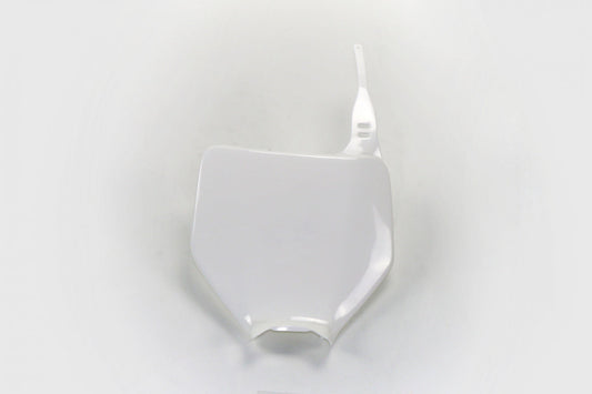 Front Number Plate white for Kawasaki KX 125 (2003-08) - KX 250 (2003-08) - KXF 250 (2004-08) - KXF 450 (2006-08)