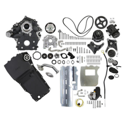 7.3L Godzilla Crate Engine w/Holley Front Dress, Low Profile Oil Pan and Intake Manifold- BUILT TO SUIT